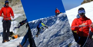 fasi di un corso di alpinismo